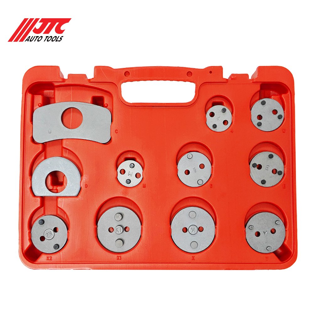 24PCS Forward and Reverse Brake Cylinder Adjustment Tool Set Brake Caliper Piston Tool Brake Pad Remover JTC6820