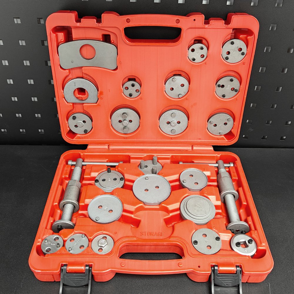 24PCS Forward and Reverse Brake Cylinder Adjustment Tool Set Brake Caliper Piston Tool Brake Pad Remover JTC6820