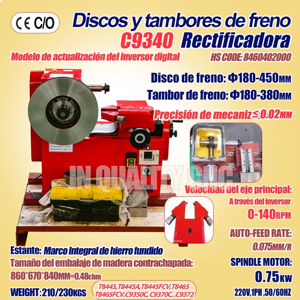 Factory Supply Auto Brake Disc Skimming Machine Brake Disc Skimming Machine C9340