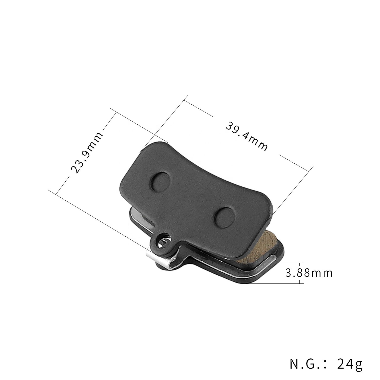 Brake Pads Resin Semi-metallic Bicycle Cooling Brake Rotors Disc Brake Pads for SHIMANO SAINT M820 ZEE M640 MTB Electric Scooter