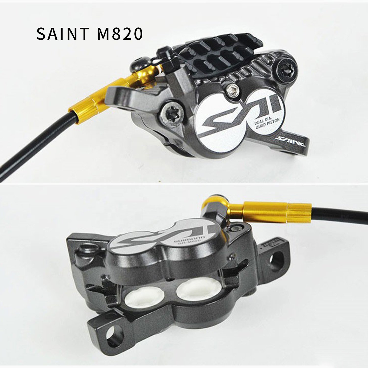 Brake Pads Resin Semi-metallic Bicycle Cooling Brake Rotors Disc Brake Pads for SHIMANO SAINT M820 ZEE M640 MTB Electric Scooter