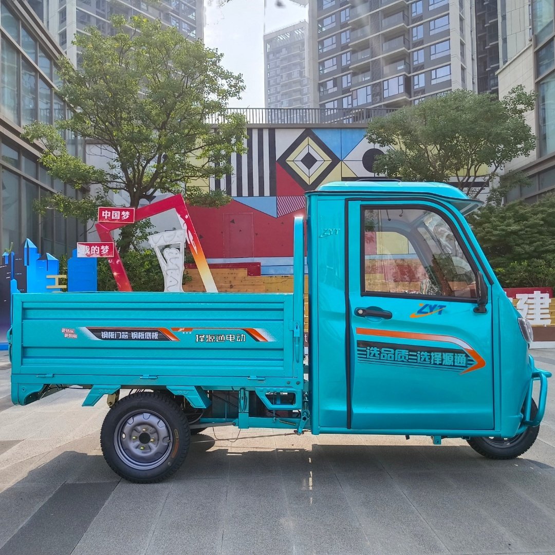 Manufacturer Direct Sale New 1200W Electric Tricycle Cargo Three-Wheeled Motorcycle