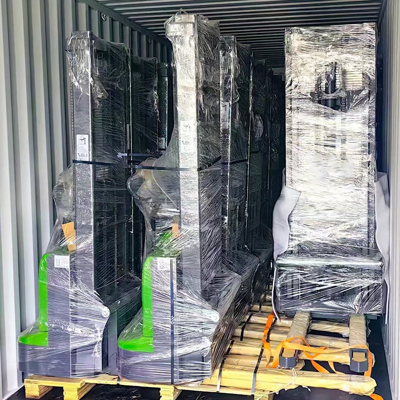 1 Ton Walking Electric Wholesale Stacker Unloading Cargo Stacking Machinery Vertical Cylinder Stacker