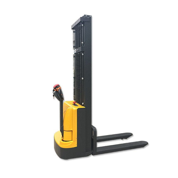 1 Ton Walking Electric Wholesale Stacker Unloading Cargo Stacking Machinery Vertical Cylinder Stacker
