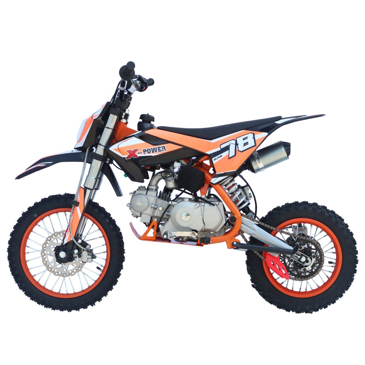 D7-18 Off-road Motorcycles Motorbike Cross Pocket Bike Pit Bike 4 Stroke Engine Gas 125cc Dirt Bike for Sale