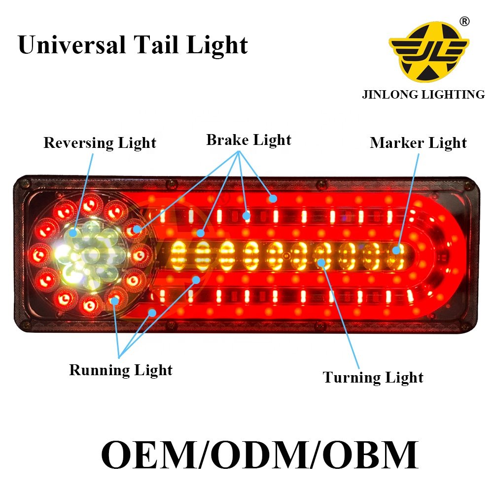 OEM Factory LED Tail Light Brake Reverse Turn Signal Lamp Kit Universal Auto Repair Parts LED Back Light Taillight Rear Lamp