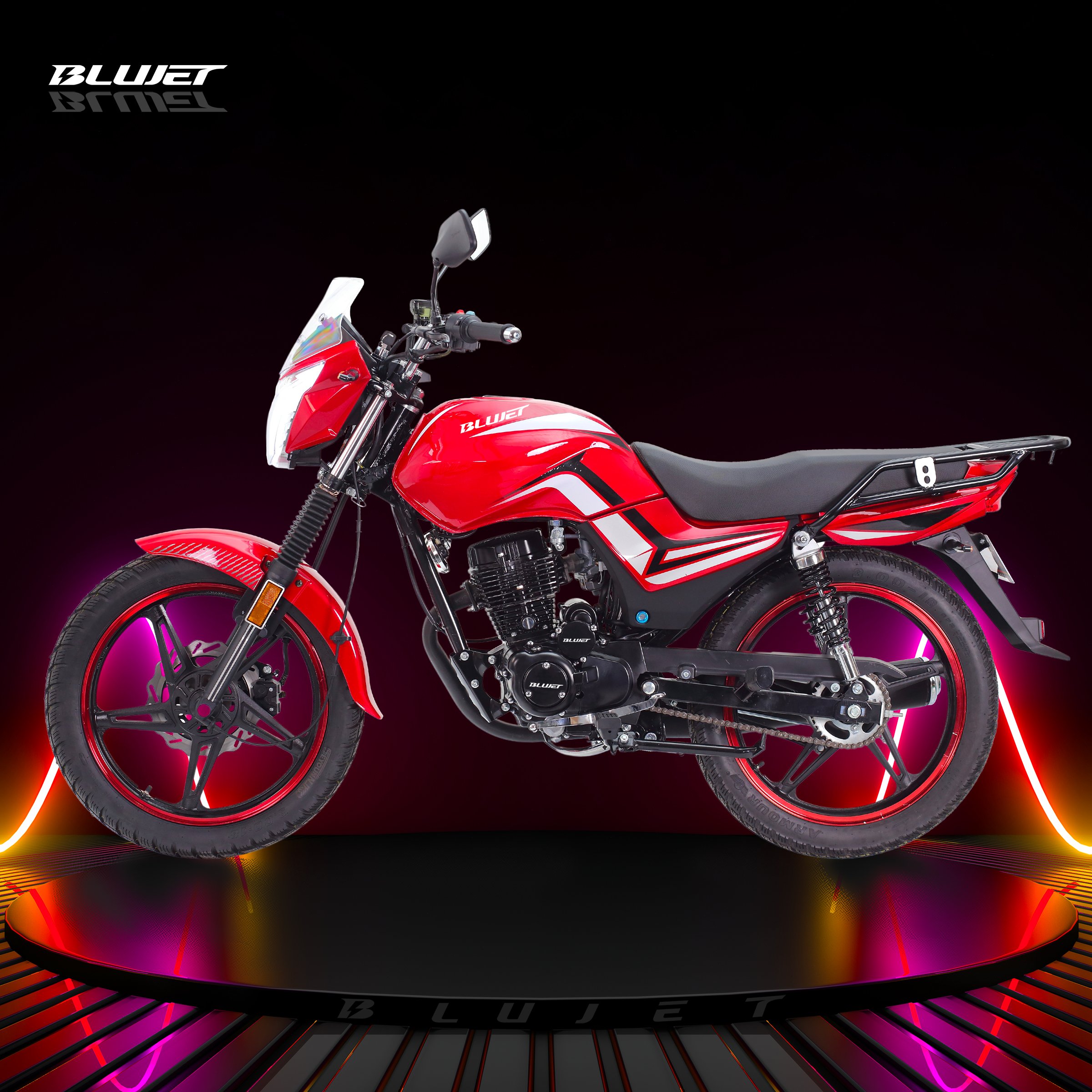 Titan 150 New 150cc Street Motorcycle Push Rod CG150 Engine Digital Meter Disc Brake for Latin America Market