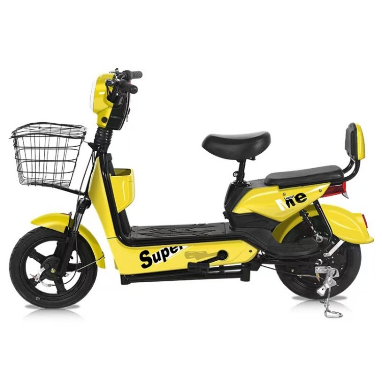 48V Lead-Acid Battery Electric Motorcycle Scooter Bicycle Convenient Commuting from China