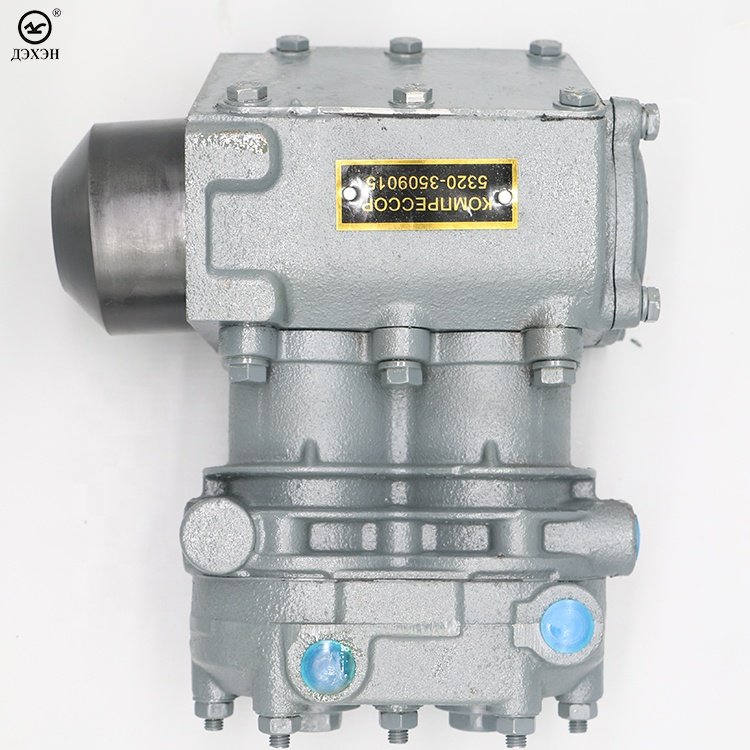 5320-3509015 Russian KAMAZ Truck Engine Parts Two-cylinder Air Brake Compressor