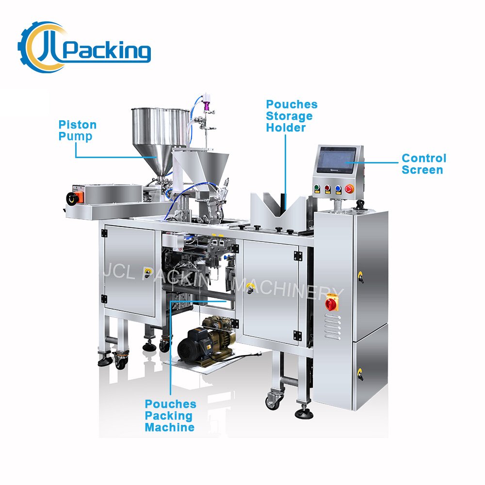 Automatic Biscuits Candy Peanut Flour Vacuum Coffee Doypac Packaging Machine Premade Ziplock Bag Stand up Pouch Packing Machine