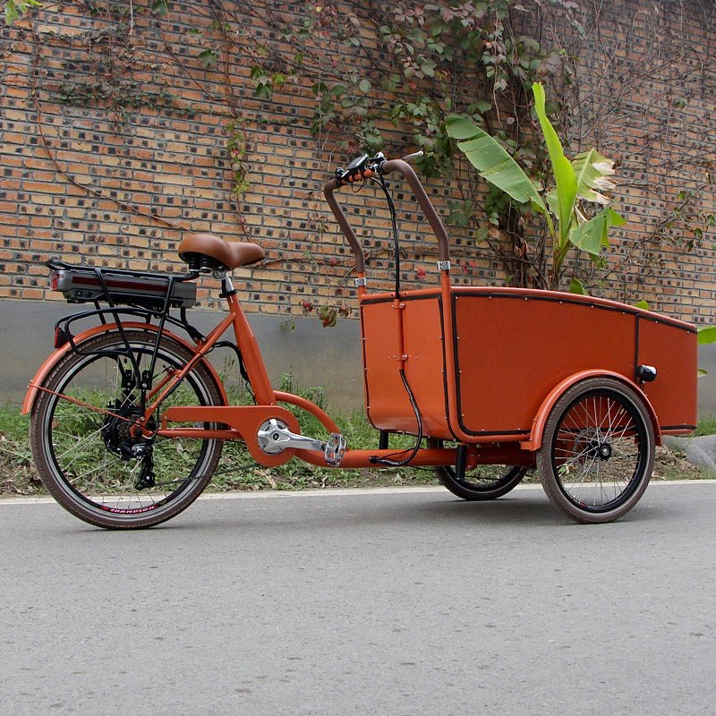 Electric Passenger Tricycle Cargo Trike with Four Seats New Three Wheel Adult Car Fashionable Leisure Electric Cargo Trike