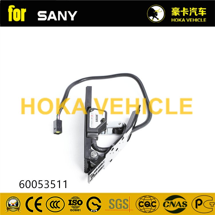 Genuine Electronic Accelerator Pedal 60053511 for SANY Crane