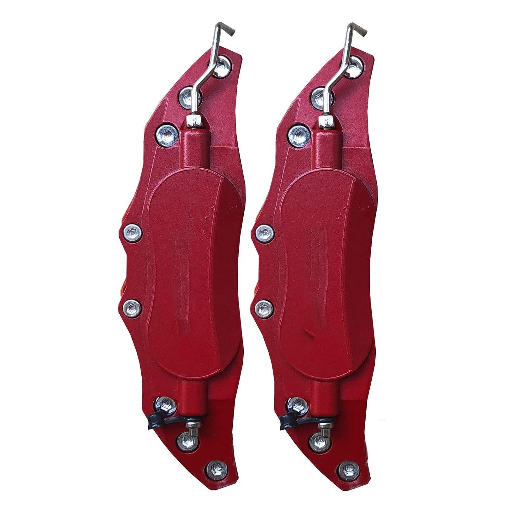 JDMotorsport88 Universal Front and Rear Aluminum Metal Brake Disc Caliper Covers with Logo