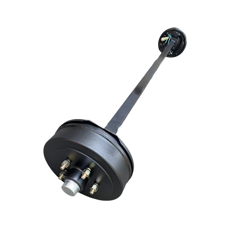 Australia Market 1000 1400kg Square Solid Caravan Boat Trailer Axle Parts with 10 Inch Electric Brake Drums