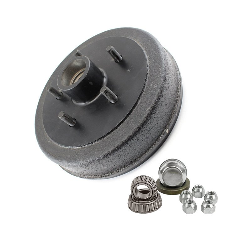 Australia Market 1000 1400kg Square Solid Caravan Boat Trailer Axle Parts with 10 Inch Electric Brake Drums