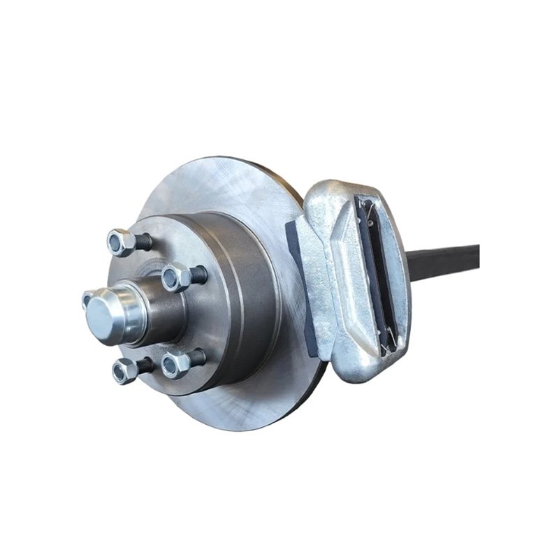 Australia Market 1000 1400kg Square Solid Caravan Boat Trailer Axle Parts with 10 Inch Electric Brake Drums