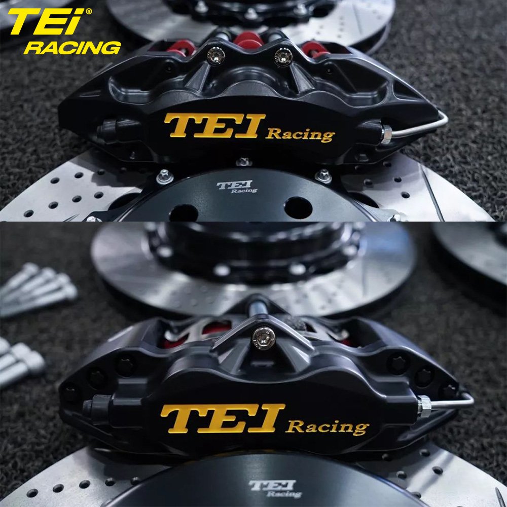 Front P60ES 6 Piston and Rear P40S-R 4 Piston Caliper With BBK Auto Brake System for Mercedes Benz E180L 19 Inch Car Rim