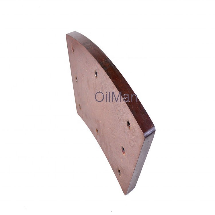 Drawwork Parts Disc Brake Pad Brake Shoe and Brake Block for Drilling Rig