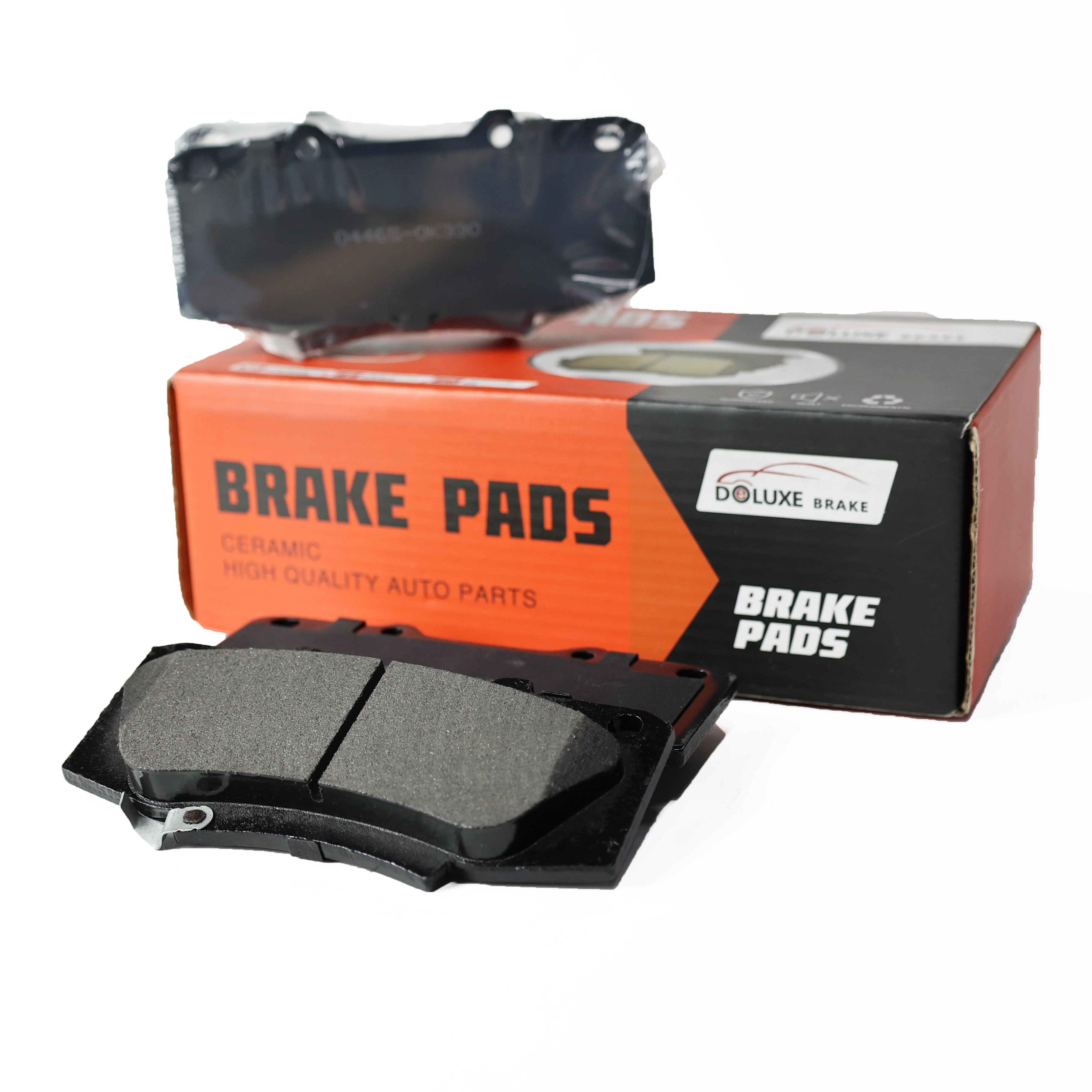 Deluxe Factory Price Auto Brake Parts Truck Disc Front Semi Metal 04465-0K330 Brake Pads for Toyota Hi-Lux