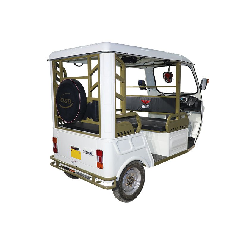 QSD 2025 High Power Electric Auto Rickshaw New Model Electric Tuk Tuk for Adult Passenger Transport 1000W Motorized 48v