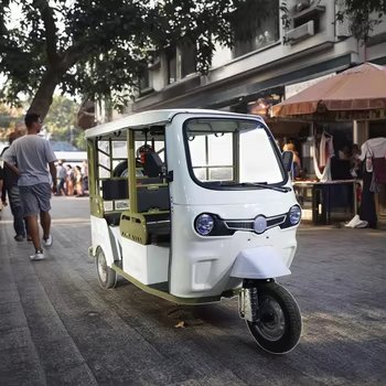 QSD 2025 High Power Electric Auto Rickshaw New Model Electric Tuk Tuk for Adult Passenger Transport 1000W Motorized 48v