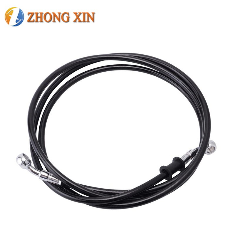An4 Od 8mm Id 4.83mm Black Nylon Cover Stainless 316/304 Wire Braided Brake Hose Ptfe Clutch Line for Auto
