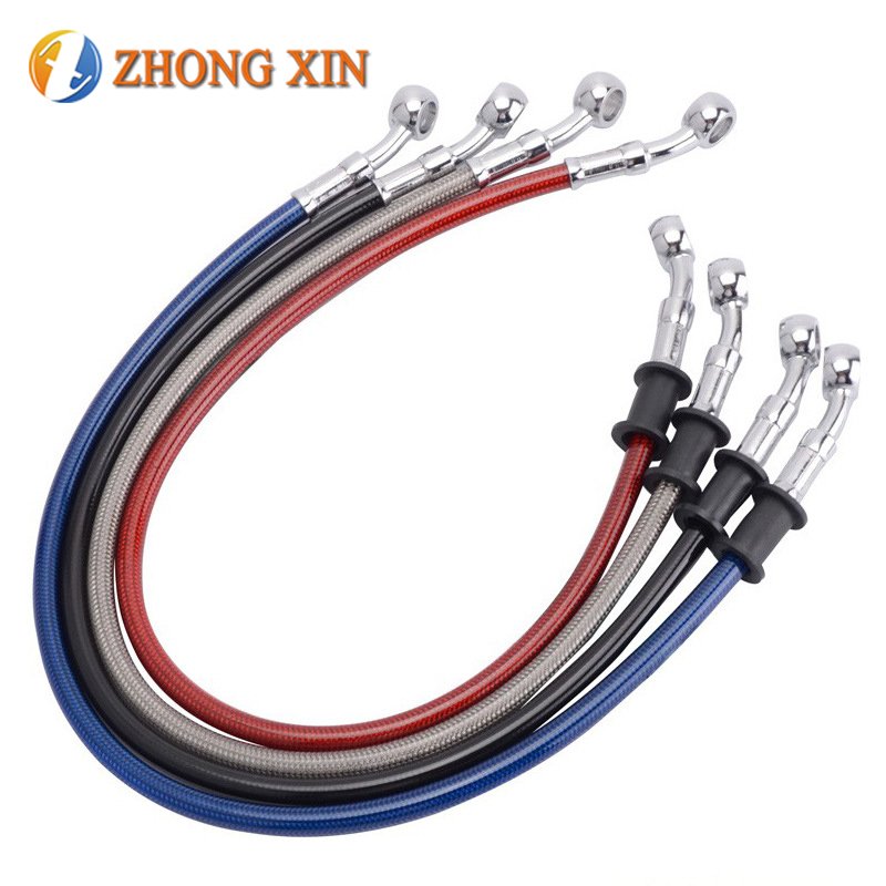 An4 Od 8mm Id 4.83mm Black Nylon Cover Stainless 316/304 Wire Braided Brake Hose Ptfe Clutch Line for Auto