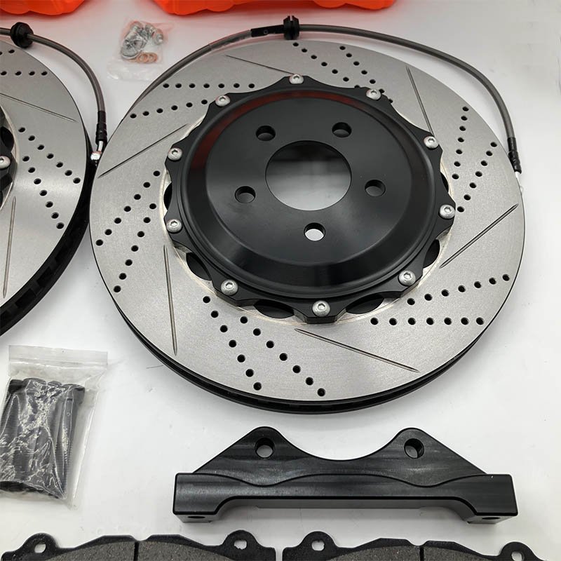 Jekit Six Piston Caliper 380x34mm Disc Rotors Center Bell for Passat B8 Alltrack 2018