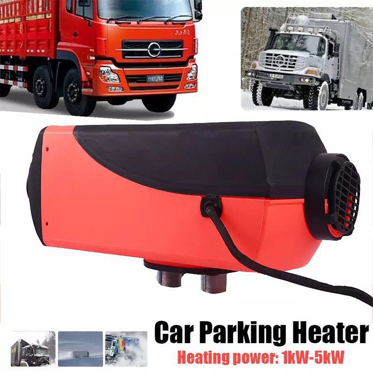 5kw 12v/ 24vAluminum Alloy Diesel Air Heater (LCD Thermostat With Silencer)