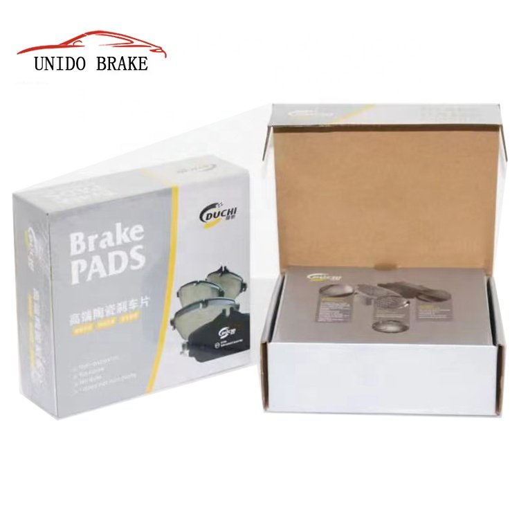 Wholesale High Quality Carbon Ceramic Material Front Brake Disc Brake Pads Brake Shoes D1098-8202 Apply for LAND ROVER