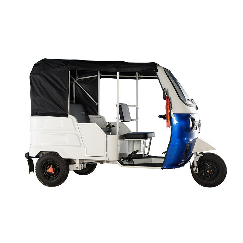 QSD Hot Sale High Quality Electric Auto Charging Rickshaw E Passenger Tuktuk Indian Good Quality 1000w Battery Motorized