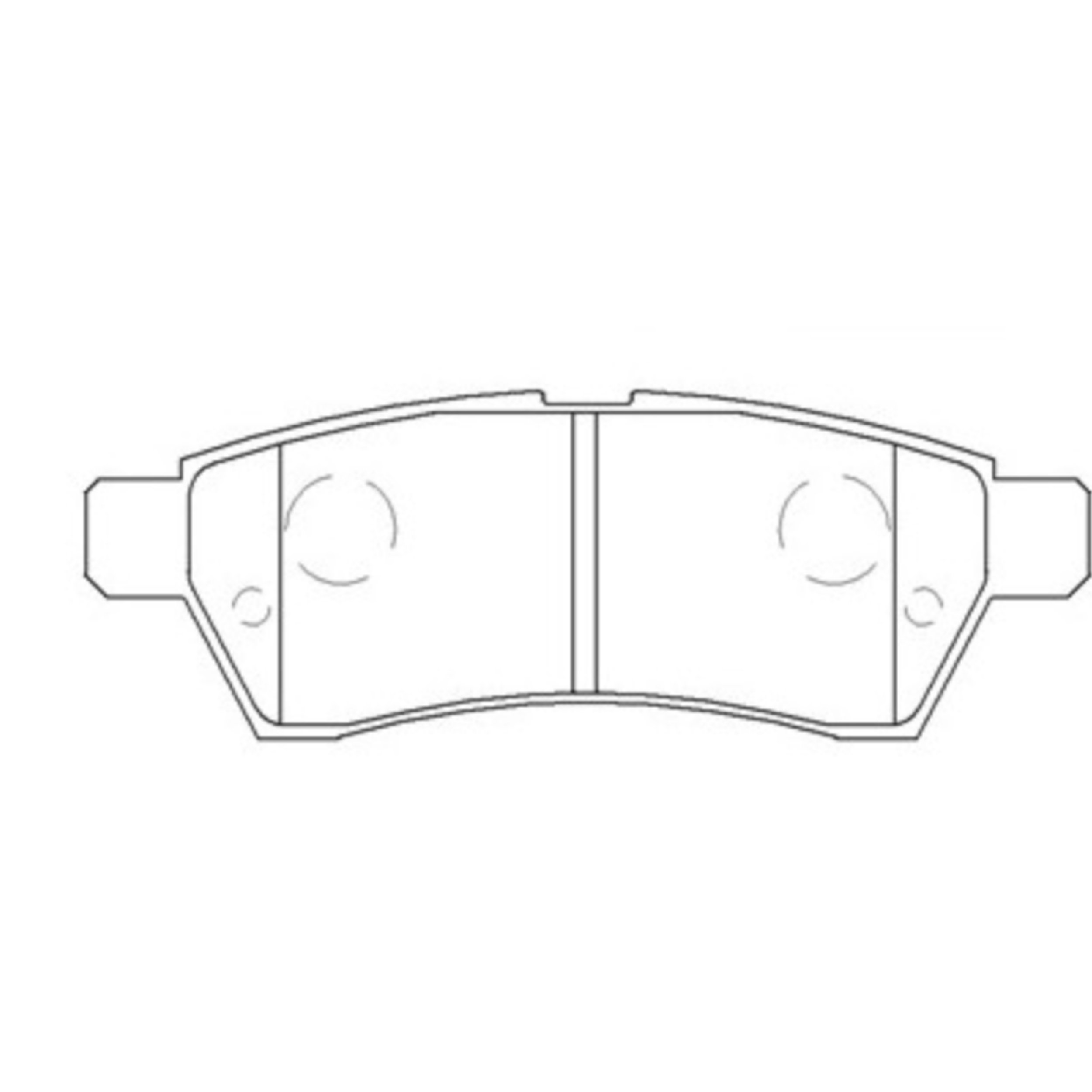 High Performance Factory Auto Parts Brake Pads (Pastillas De Freno) OEM Disc D1100 Is Rear Axle Brake for NISSAN