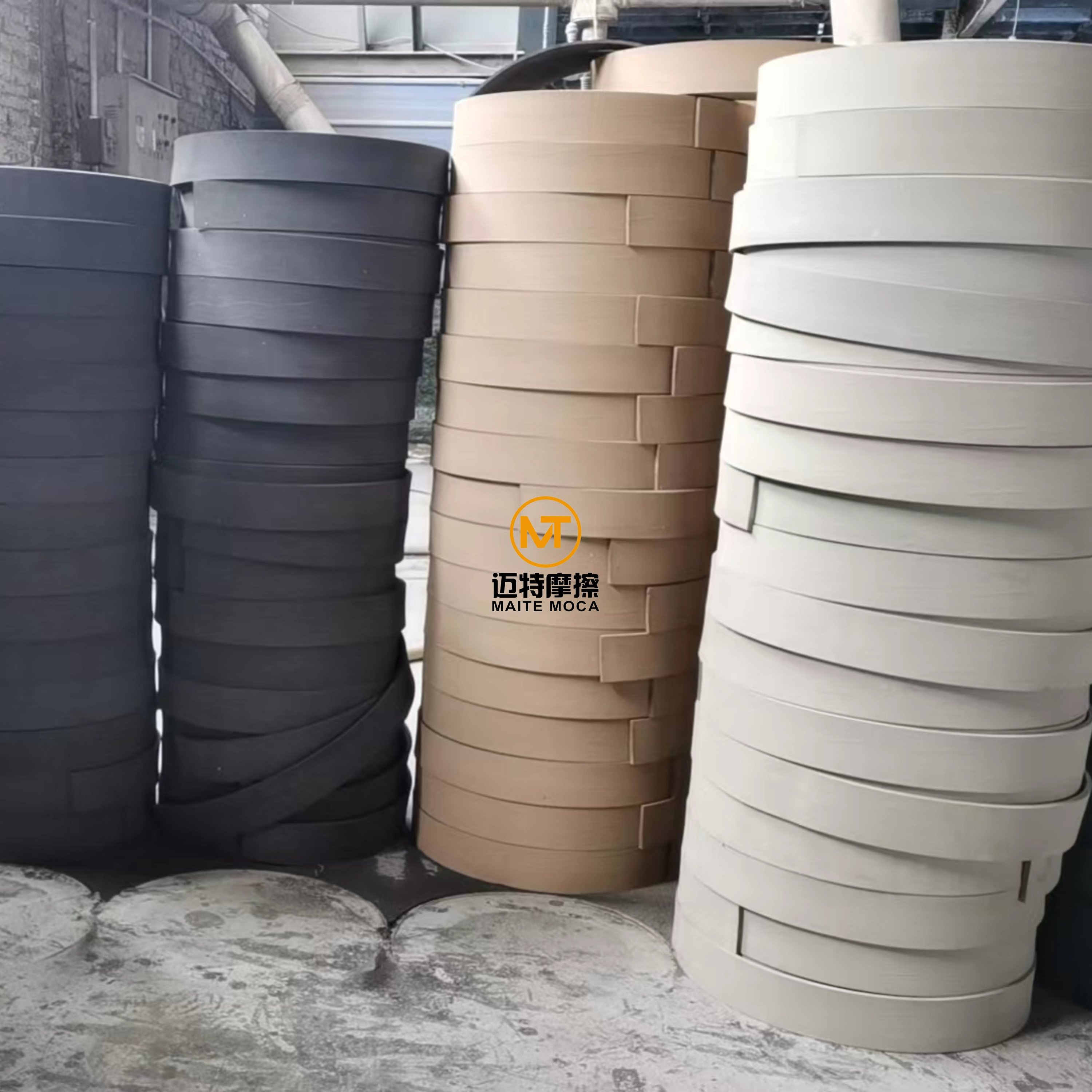 6mm Black/grey Color Non-asbestos Based Lining Material Rubber Based Flexible Brake Roll Linings