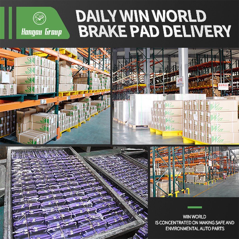 Win World Top Brake Pad Factory Direct Price Break Pad 04465-42140 D2268 No Noise China for Toyota Front RAV4 Verso Zelas Carton