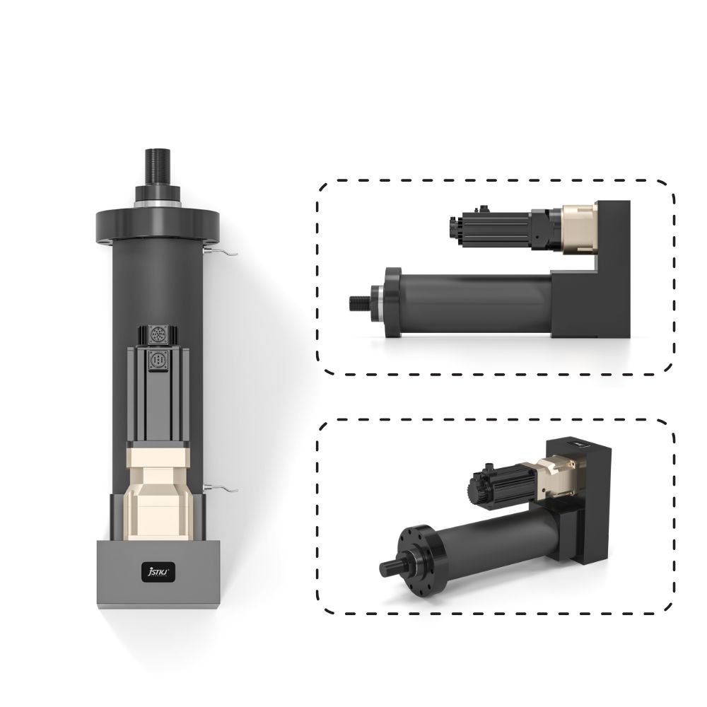 Electrically Locked Brake System Safety Actuator Force Feedback Electric Cylinder with Strain Gauge