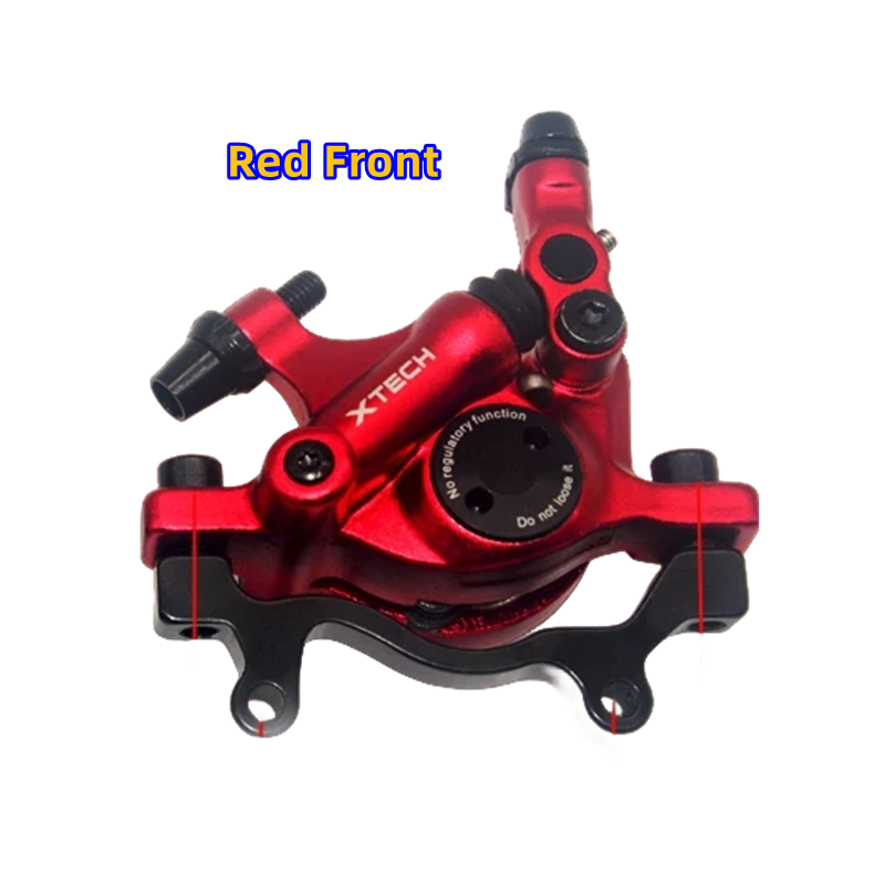 1 Pic XTECH HB100 MTB Line Front Rear Pulling Hydraulic Disc Brake Calipers With Rotors Electric Scooter Bicycle Disc Brake