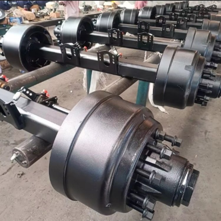 High-Strength Alloy Steel Plate American Type Hydraulic Tractor Torsion Semi Trailer Brake Drum Axle