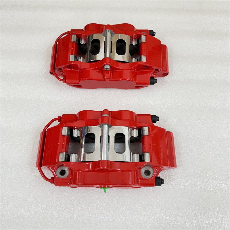 Jekit New 4 Pots 330x28mm Disc Rotor Brake Calipers for Nissan 1990 300zx 18' Wheels Compatible BMW VW Mini Land Rover Isuzu
