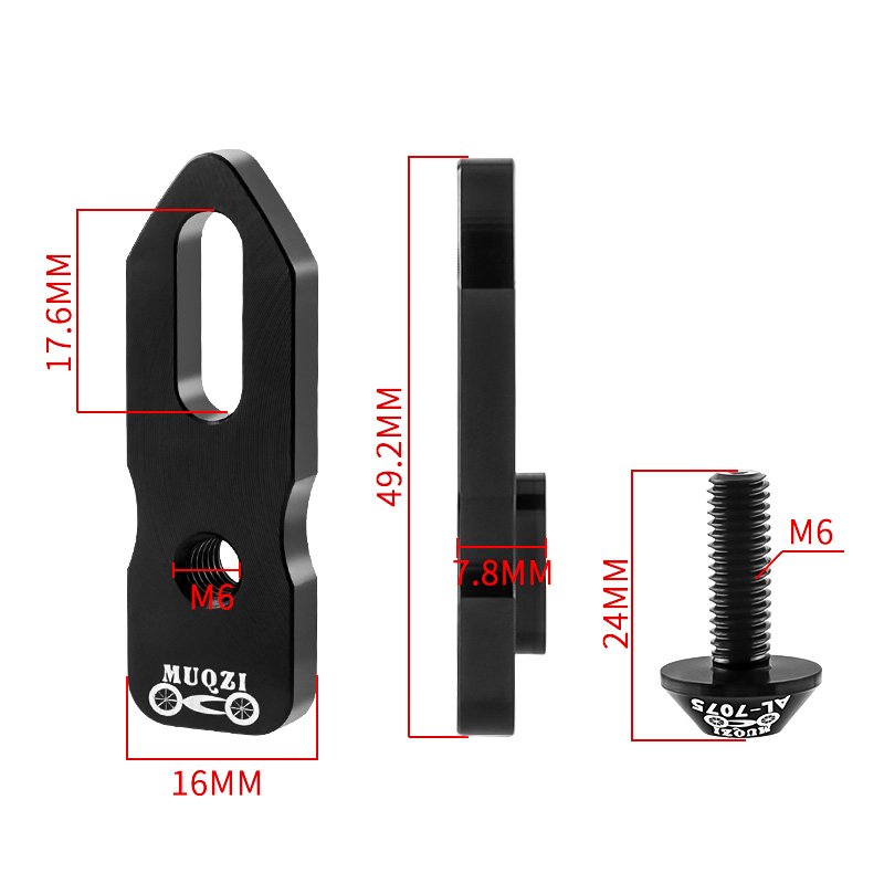 MUQZI Bicycle V-brake Caliper Extension 406 to 451 Adapter MTB Road Bike V Brake Extension Conversion Seat