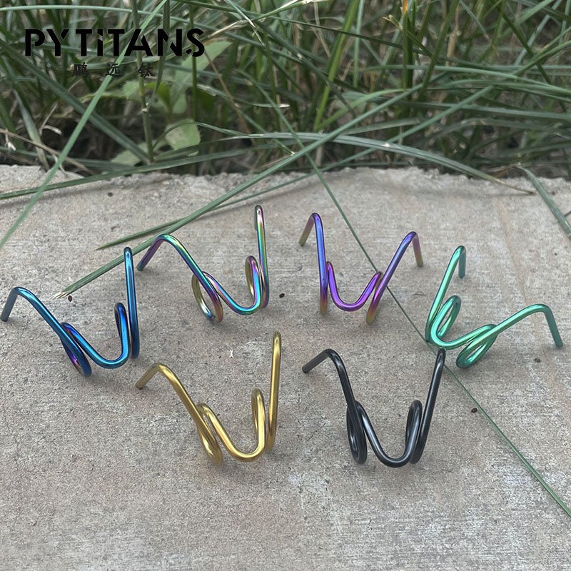 Titanium Alloy GR5 Caliper Fixed Spring General Brake Separator to Strengthen the Motorcycle Modification Special