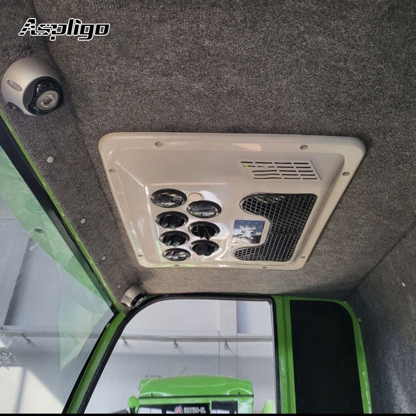 12v Truck Sleeper air Conditioner Car Rooftop Tractor Excavator Battery Power Universal air Conditioner