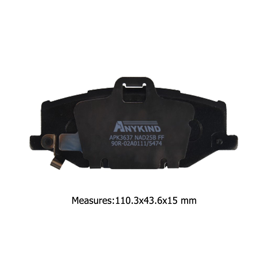 D2520-9752 Front Brake Pads for Subaru Jimny Sierra K15B JB74V 03/2018-