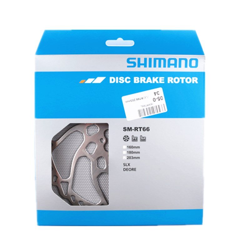 SLX ZEE DEORE SM-RT66 160mm 180mm 203mm MTB Disc Brake Rotors 6 Bolt Type 6\" 7\" 8\" Cycling Groupset Parts Brakes Pads BMX