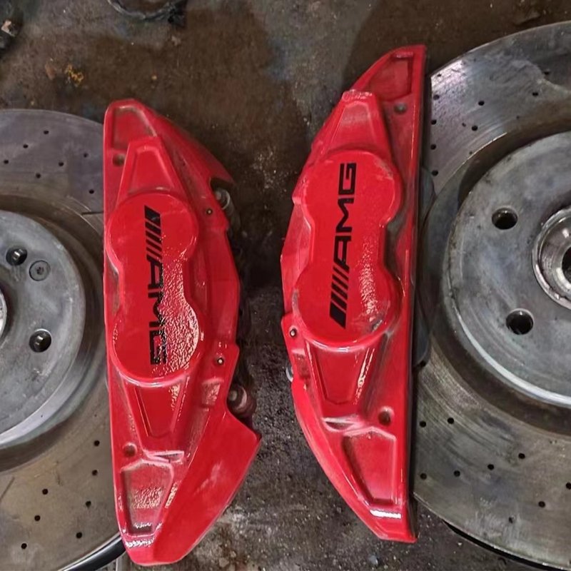 Original AMG Four-Piston Brake Calipers for Mercedes-Benz AMG System New Condition Models A45 CLA45 GLA45 W176 W156 W117