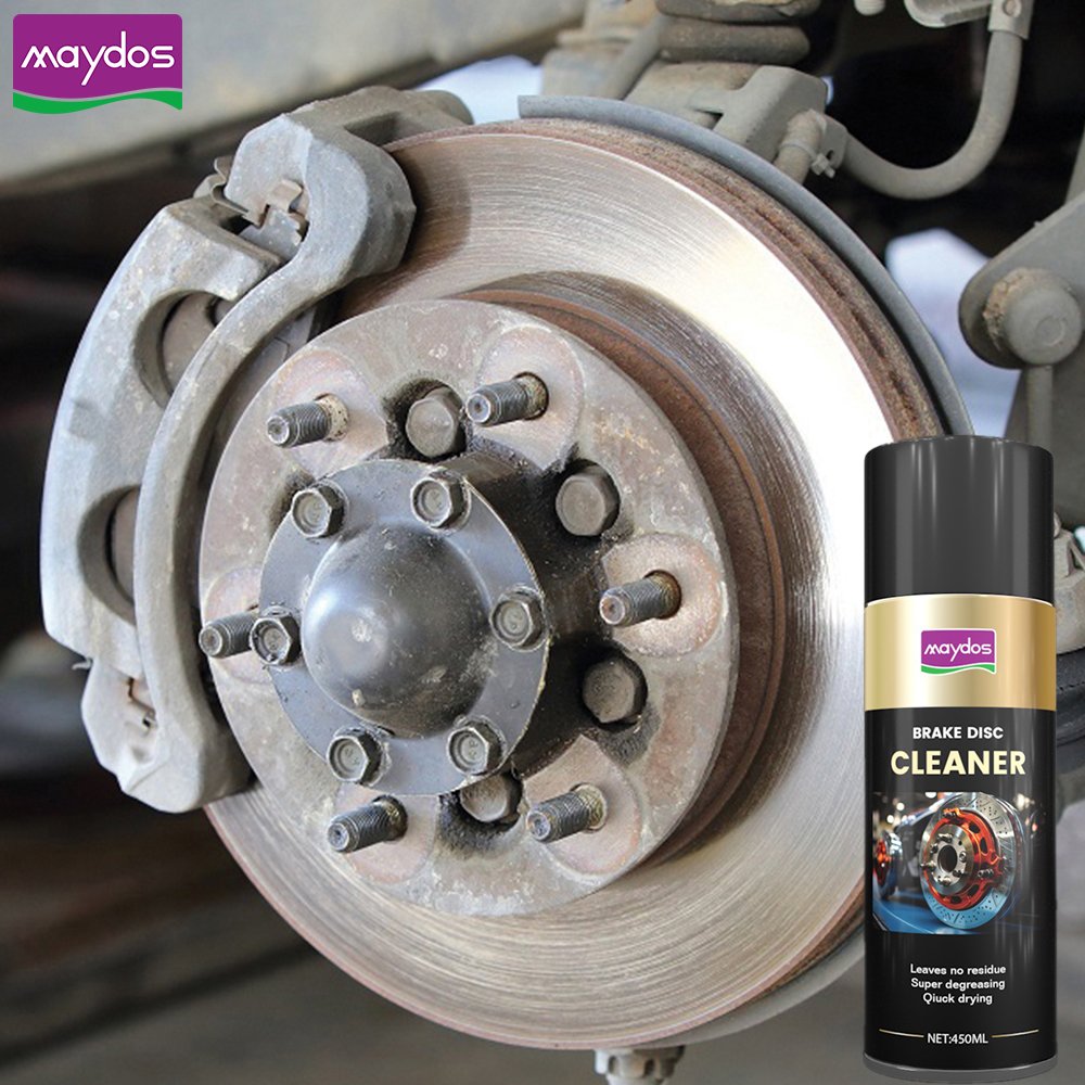Maydos 450ml Disc Drum Hub Clutch Pads Brake and Parts Car Cleaner Best Brake Cleaner Spray Bottle for Car Care