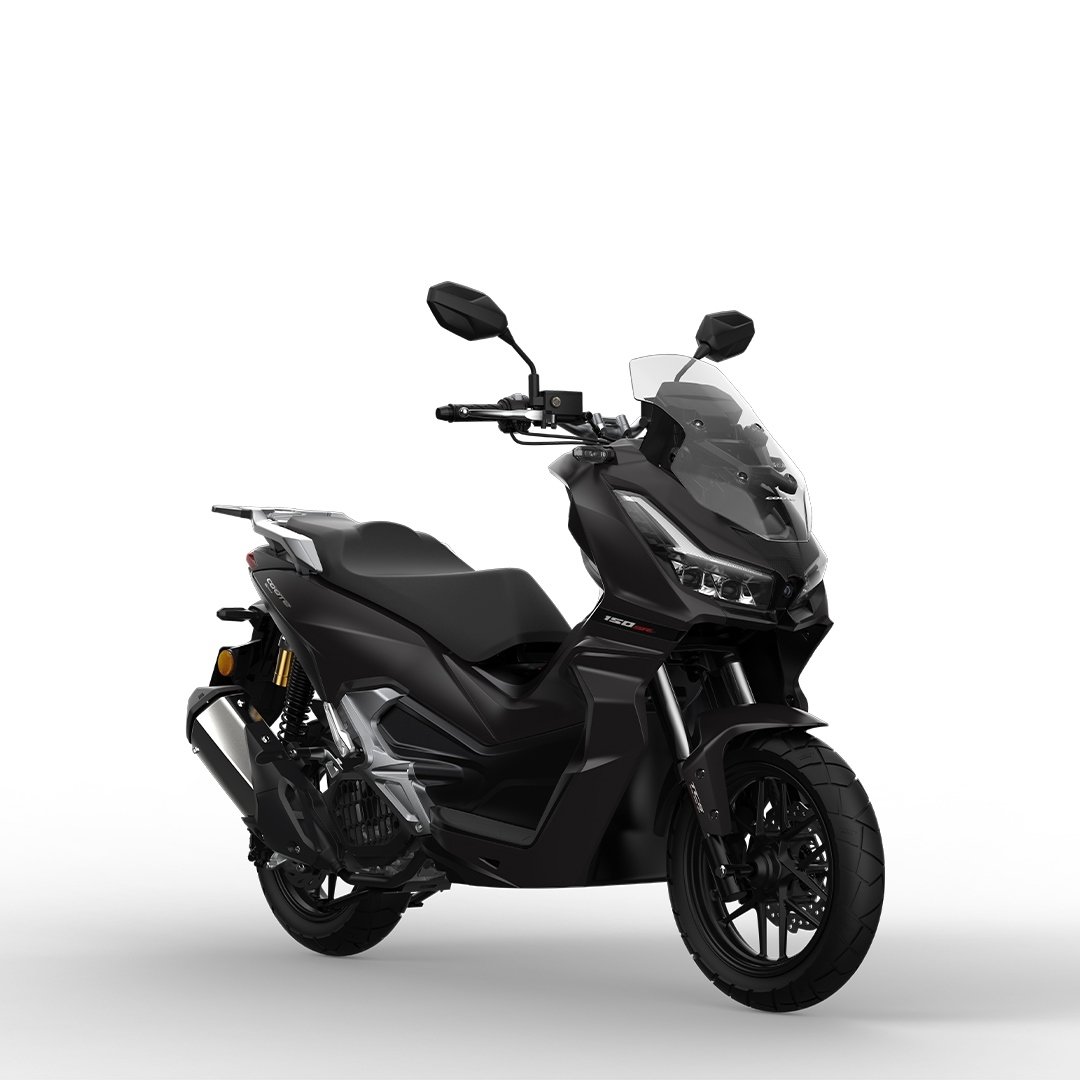 High Quality 13-inch Large Wheel 150cc Fuel Scooter, Gasoline Motorcycle with Front Disc and Rear Drum Brakes