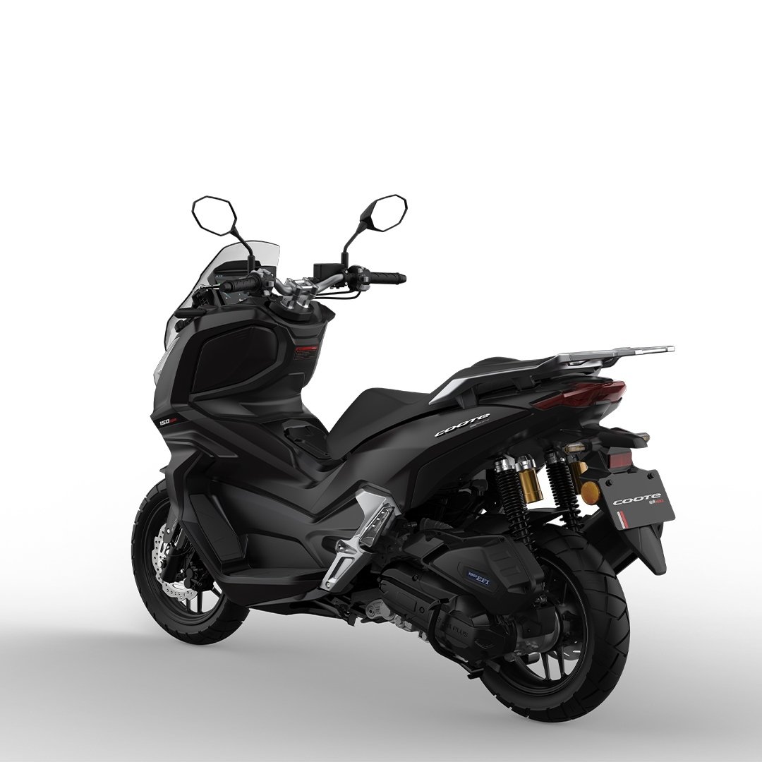 High Quality 13-inch Large Wheel 150cc Fuel Scooter, Gasoline Motorcycle with Front Disc and Rear Drum Brakes
