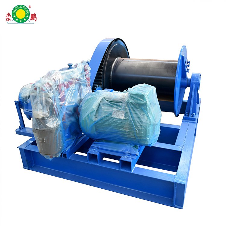 150 Meter Steel Rope 380v 3 Phase 5ton Dock Pulling Wire Rope Electric Winch With Brake