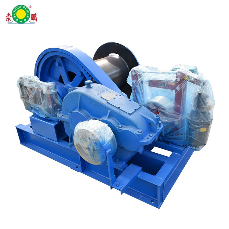 150 Meter Steel Rope 380v 3 Phase 5ton Dock Pulling Wire Rope Electric Winch With Brake