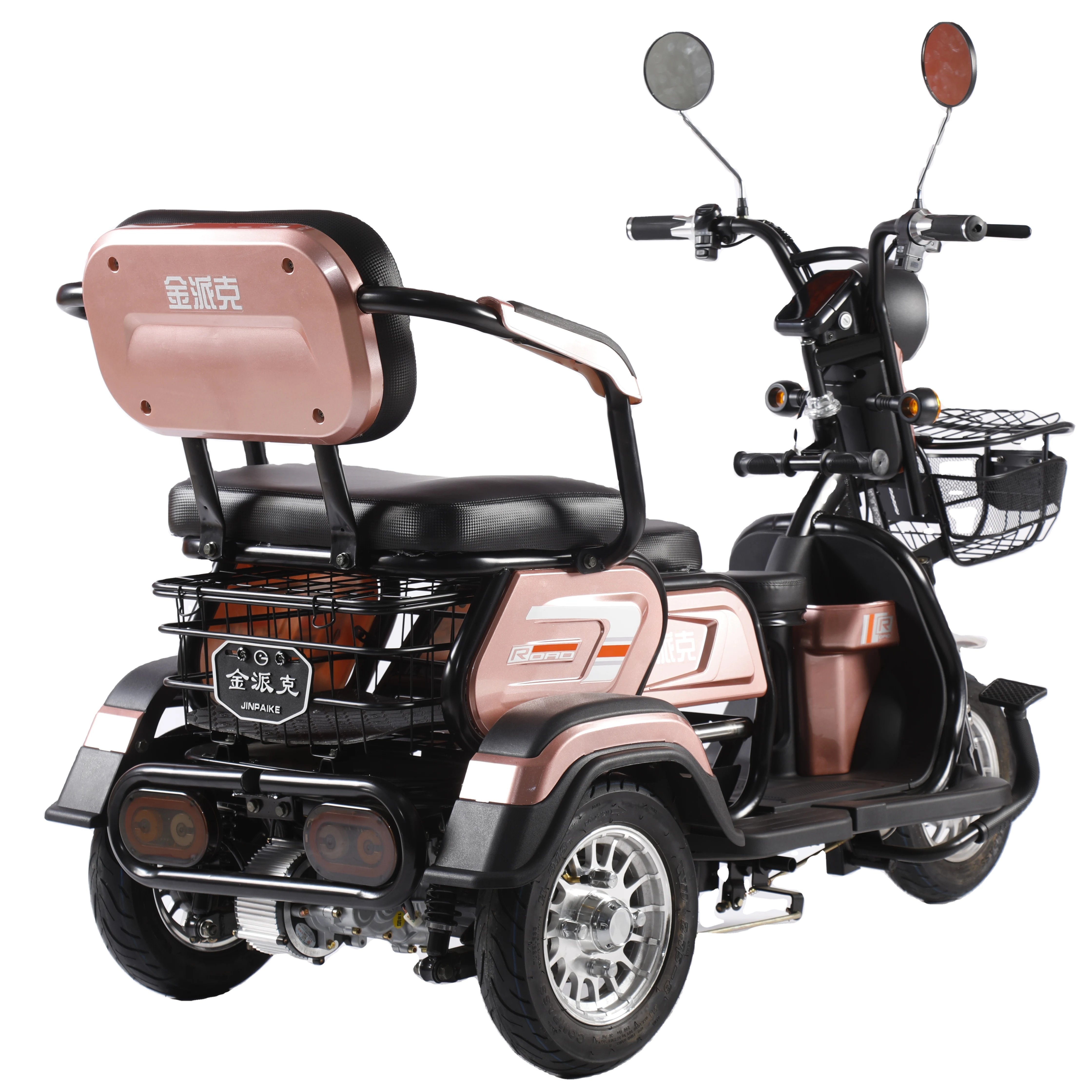 High Quality Factory Electric Golf Cart Off Road Street Legal 600W 48V 60V Battery Electric Cargo Tricycle 4 Seater for Adults